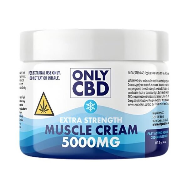 ONLY CBD 5000MG EXTRA STRENGTH COOLING MUSCLE CREAM