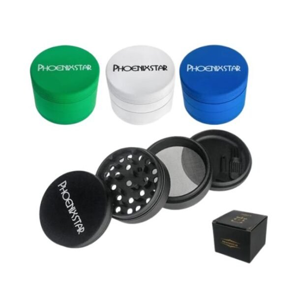 PHOENIXSTAR 60MM 4PART ASSORTED COLOR GRINDER