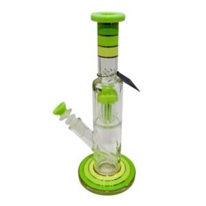 PHOENIXSTAR GLASS 12'' 8ARMS PERC ASSORTED COLOR WATER PIPE