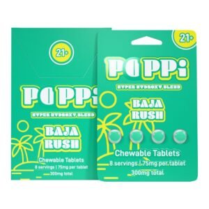 POPPI BY EXODUS HYPER 7-HYDROXY BLEND 75MG PER TABLET 4CT/6PK