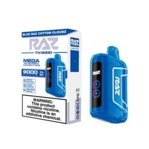 RAZ TN9000 5% DISPOSABLE (60ML) 9K PUFFS 5CT/ BOX (TEXAS COMPLIANT)