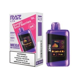 RAZ LTX 5% DISPOSABLE (80ML) 25K PUFFS 5CT/ BOX (TEXAS COMPLIANT)