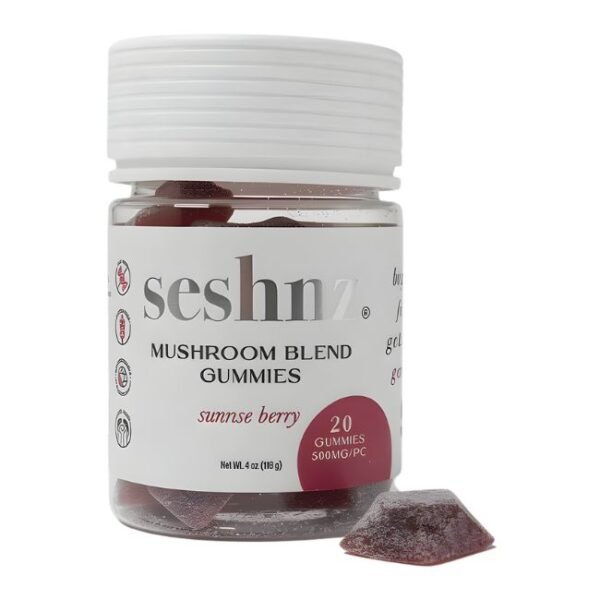 SESHNZ MUSHROOM BLEND 10,000MG GUMMIES 20CT/ JAR