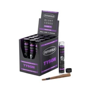 TYSON RANCH X FUTUROLA KNOCKOUT OG TERPENE INFUSED BLUNT CONES 12CT/ BOX