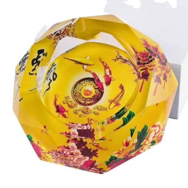 OILSEED AQUARIUM DESIGN HEAVY DUTY LARGE GLASS ASHTRAYS