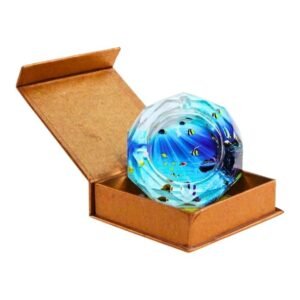 OILSEED AQUARIUM DESIGN HEAVY DUTY LARGE GLASS ASHTRAYS