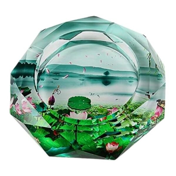 OILSEED AQUARIUM DESIGN HEAVY DUTY LARGE GLASS ASHTRAYS
