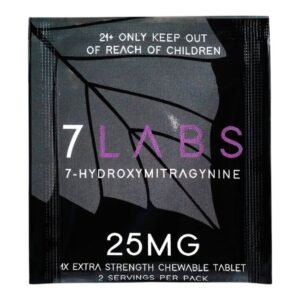 7 LABS 7-HYDROXY EXTRA STRENGHT 25MG PER TABLET 1CT/40PK