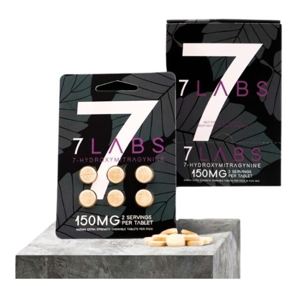 7 LABS 7-HYDROXY EXTRA STRENGHT 25MG PER TABLET 6CT/10PK