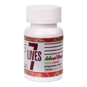 7 LIVES MIT KRATOM 100MG PER TABLET 20CT/ JAR