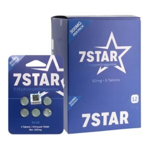7 STAR 7-HYDROXYMITRAGYNINE 60MG PER TABLET 5CT/12PK