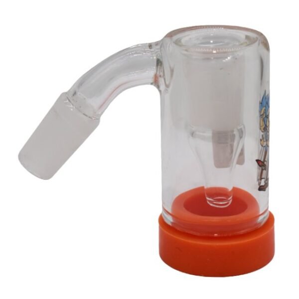 GLASS 4"INCH RICK & MORTY FLAME DESIGN ASH CATCHER