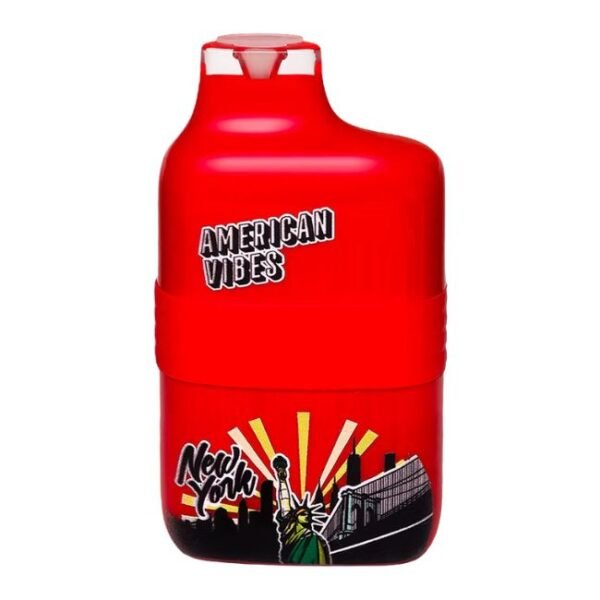 AMERICAN VIBES 3% DISPOSABLE (120ML) 6000+ PUFFS 10CT/ BOX (MADE IN USA)