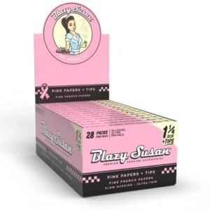 BLAZY SUSAN 1-1/4 SIZE + TIPS COMBO PACK PAPER 28CT/ BOX