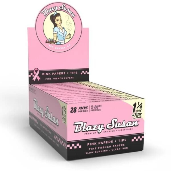 BLAZY SUSAN 1-1/4 SIZE + TIPS COMBO PACK PAPER 28CT/ BOX