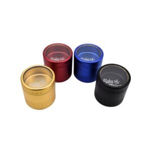 BABY STONER 5 PART METAL SCREEN ALUMINUM 63MM GRINDER