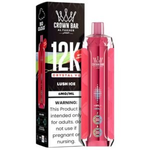 CROWN BAR AL FAKHER CRYSTAL V2 6% DISPOSABLE (90ML) 12K PUFFS 5CT/ BOX