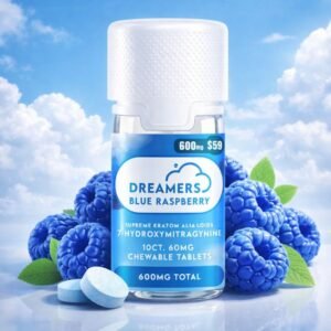 DREAMERS 7-HYDROXY SUPREME KRATOM ALKALOIDS 60MG PER TABLET 10CT/ JAR