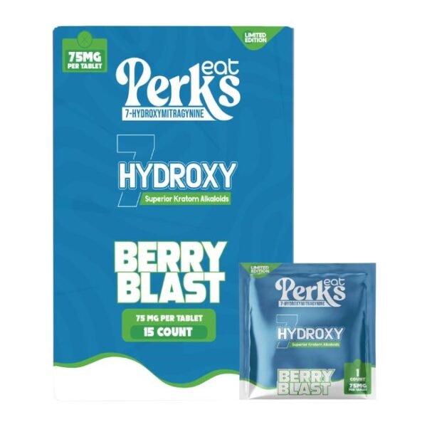 EAT PERKS 7-HYDROXY KRATOM ALKALOID 75MG PER TABLET 1CT/15PK