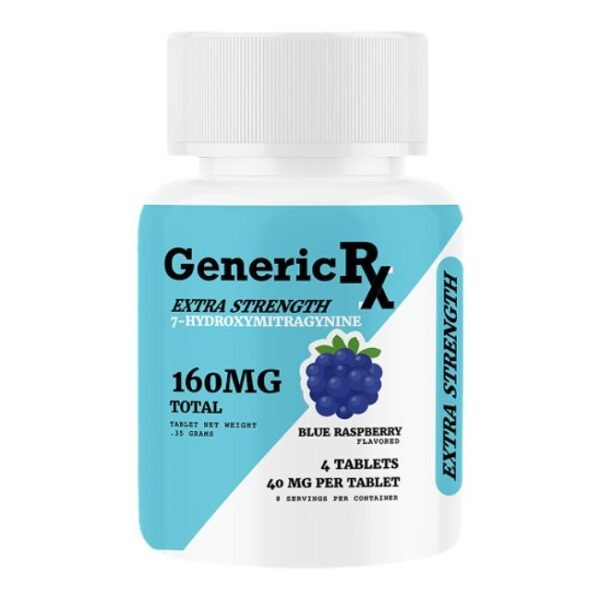 GENERIC RX 7-HYDROXY EXTRA STRENGHT 40MG PER TABLET 4CT/ JAR