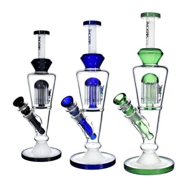 PHOENIXSTAR GLASS 12'' WITH SHOWER HEAD WATER PIPE