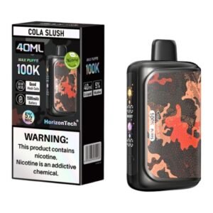 HORIZON TECH 5% DISPOSABLE (200ML) 100K PUFFS 5CT/ BOX (TEXAS COMPLIANT)