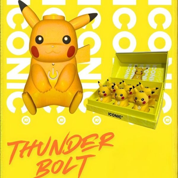 ICONIC PIKACHU 400mAH BATTERY 6CT/ DISPLAY