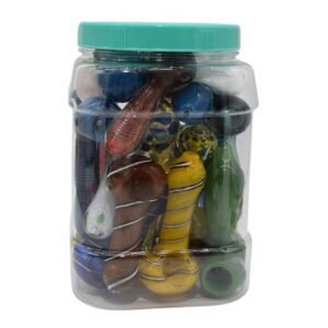 3''' SLIME MIX SPOON FANCY HAND PIPE 24CT-JAR