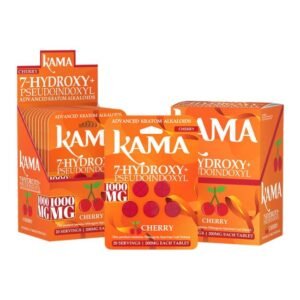 KAMA 7-HYDROXY + PSEUDO ADVANCED KRATOM ALKALOID 200MG PER TABLET 5CT/10PK
