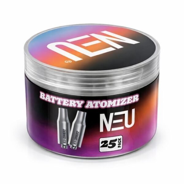 NEU BATTERY ATOMIZER SILVER 25CT/ JAR