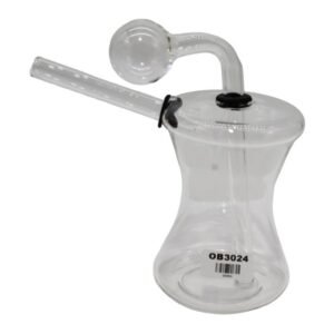 6'' CLEAR FANCY GLASS TUBE