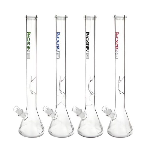 PHOENIXSTAR GLASS 17'' CLEAR BEAKER WATER PIPE