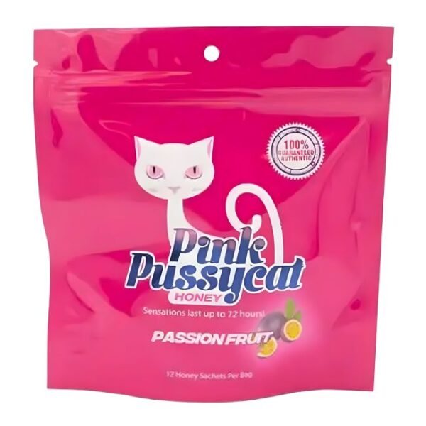 PINK PUSSYCAT PASSIONFRUIT HONEY FOR WOMEN 12 SACHETS BAG