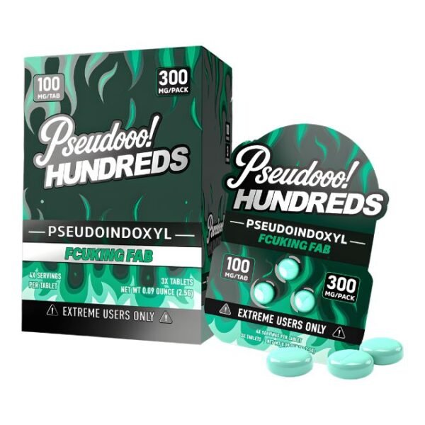 PSEUDOOO! HUNDREDS PSEUDOINDOXYL 100MG PER TABLET 3CT/10PK