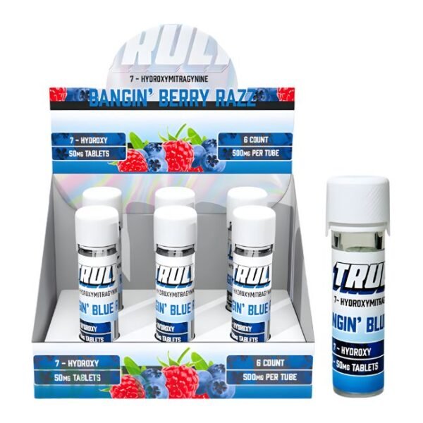 TRULY 7-HYDROXY 50MG PER TABLET 10CT JARS/ 6PK DISPLAY