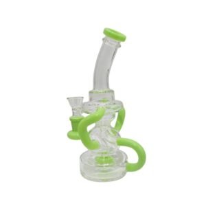 8'' RECYCLE COLOR TUBE WATER PIPE