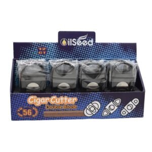 OILSEED DOUBLE BLADE PLASTIC CIGAR CUTTER 12CT/ BOX