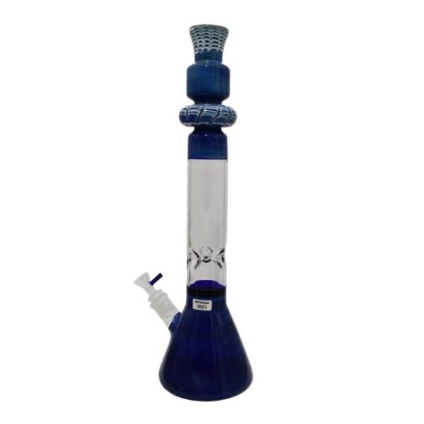 18''FUMED TOP GLASS BEAKER WATER PIPE