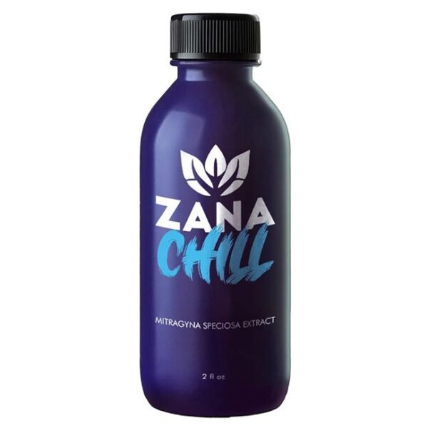 ZANA CHILL 150MG KAVA + 35MG ALKALOIDS KRATOM (60ML) SHOT 12CT/ BOX