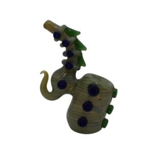 7.5'' LARGE MULTI HORN BIG MARBLE BUBBLER