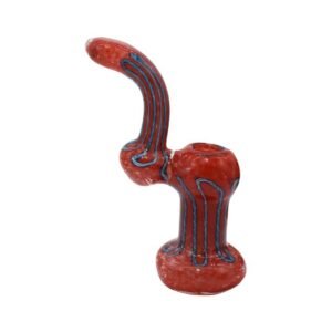8'' MULTI RIM FRIT FANCY BUBBLER