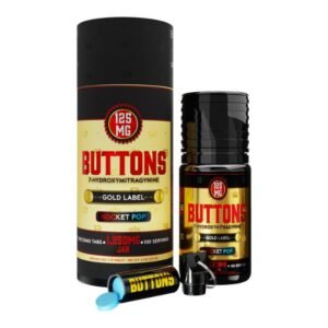 BUTTONS 7-HYDROXY GOLD LABEL 125MG PER TABLET 10CT/ JAR