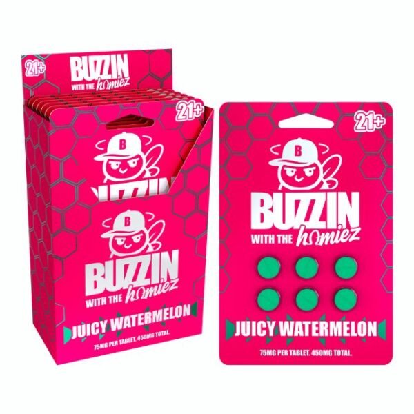 BUZZIN WITH THE HOMIEZ BOTANICAL EXTRACT 75MG PER TABLET 6CT/6PK