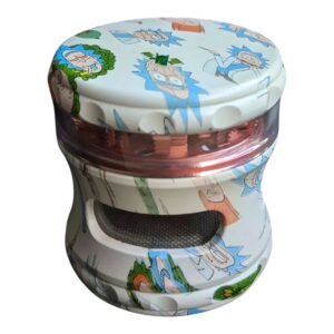 63MM ZINC ALLOY 4 PART PRINTED GRINDER