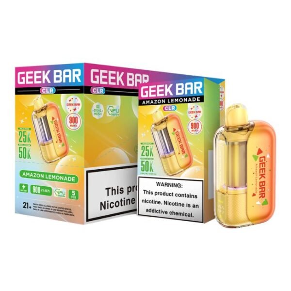 GEEK BAR CLR 5% DISPOSABLE (85ML) 50K PUFFS 5CT/ BOX
