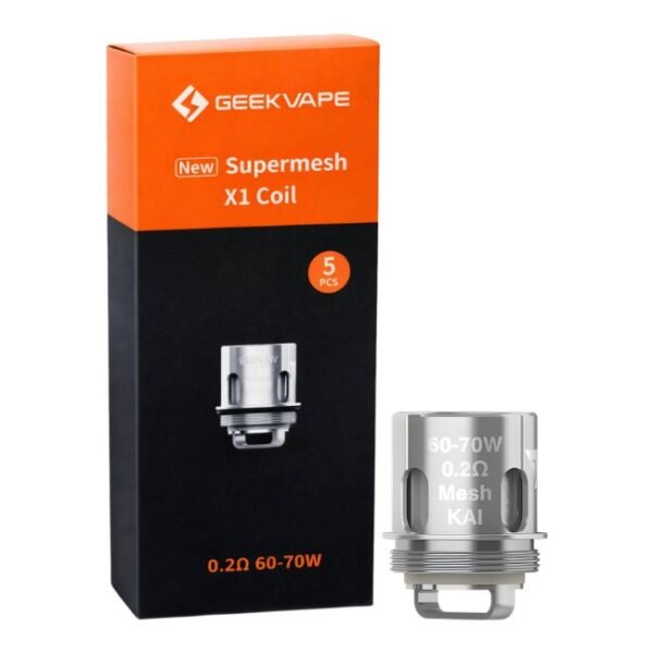 GEEKVAPE X SERIES SUPERMESH REPLACEMENT COILS 5PK/ BOX