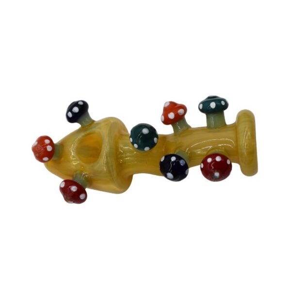 5.5' FANCY MUSHROOM COLOR TUBE HAND PIPE