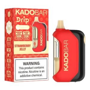 KADO BAR DRIP 5% DISPOSABLE (125ML) BOOST. MODE - 35K & NORM. MODE - 50K PUFFS 5CT/ BOX