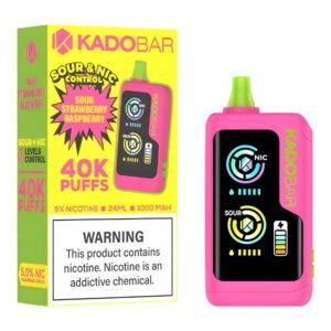 KADO BAR SOUR + NIC CONTROL 5% DISPOSABLE (120ML) 40K PUFFS 5CT/ BOX
