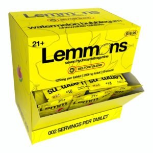 LEMMONS 7-HYDROXY BELFORT BLEND 125MG PER TABLET 2CT/15PK (PRE PRICED $16.99)